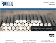Tablet Screenshot of hodoco.com